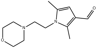 2,5-dimethyl-1-(2-morpholin-4-ylethyl)-1H-pyrrole-3-carbaldehyde Structure