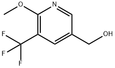 6-메톡시-5-(트리플루오로메틸)-3-피리딘메탄올 구조식 이미지