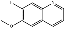 7-fluoro-6-methoxyquinoline Structure