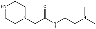 N-[2-(디메틸아미노)에틸]-2-(피페라진-1-일)아세트아미드 구조식 이미지
