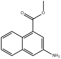 METHYL 3-AMINO-1-NAPHTHOATE Structure