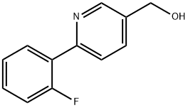 [6-(2-FLUOROPHENYL)PYRIDIN-3-YL]METHANOL Structure