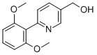 [6-(2,6-다이메톡시페닐)피리딘-3-일]메탄올 구조식 이미지
