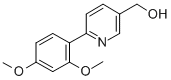 [6-(2,4-DIMETHOXYPHENYL)PYRIDIN-3-YL]METHANOL Structure