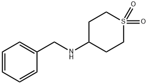 4-(benzylaMino)tetrahydro-2H-thiopyran 1,1-dioxide Structure