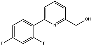 [6-(2,4-Difluorophenyl)-2-pyridyl]Methanol Structure