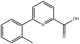 6-(2-Methylphenyl)-picolinic acid Structure