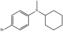 P-BROMO-N-CYCLOHEXYL-N-METHYLANILINE Structure