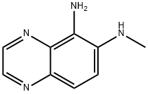 5,6-Quinoxalinediamine,  N6-methyl- Structure