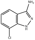 7-클로로-1H-인다졸-3-일라민 구조식 이미지