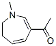 Ethanone, 1-(6,7-dihydro-1-methyl-1H-azepin-3-yl)- (9CI) Structure