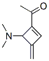 Ethanone, 1-[4-(dimethylamino)-3-methylene-1-cyclobuten-1-yl]- (9CI) 구조식 이미지