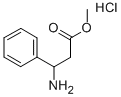 3-AMINO-3-PHENYL-PROPIONIC ACID METHYL ESTER HYDROCHLORIDE Structure