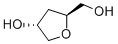 (2S, 4R)-4-HYDROXYTETRAHYDROFURAN-2-METHANOL Structure