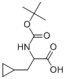 N-BOC-CYCLOPROPYL-DL-ALANINE
 Structure