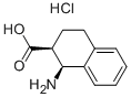 (1S,2S)-1-AMINO-1,2,3,4-TETRAHYDRONAPHTHALENE-2-CARBOXYLIC ACID HYDROCHLORIDE Structure