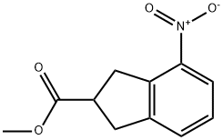 1H-INDENE-2-CARBOXYLIC ACID, 2,3-DIHYDRO-4-NITRO-, METHYL ESTER Structure