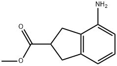 methyl 4-amino-2,3-dihydro-1H-indene-2-carboxylate Structure