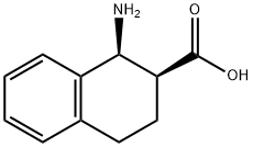 (1S,2S)-1-AMINO-1,2,3,4-TETRAHYDRO-2-NAPHTHALENECARBOXYLIC ACID 구조식 이미지