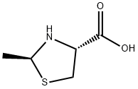 4-Thiazolidinecarboxylicacid,2-methyl-,(2S,4R)-(9CI) Structure