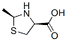 4-티아졸리딘카르복실산,2-메틸-,(2S-cis)-(9CI) 구조식 이미지