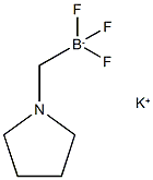 Potassium trifluoro[(pyrrolidin-1-yl)methyl]borate Structure