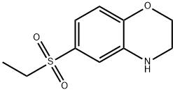 6-(에틸설포닐)-3,4-디하이드로-2H-1,4-벤족사진 구조식 이미지