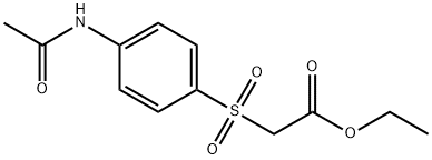 Ethyl 2-(4-acetamidophenyl)sulfonylacetate Structure