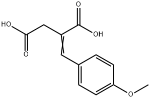 2-(4-METHOXYBENZYLIDENE)SUCCINIC ACID Structure