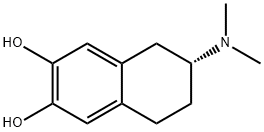 2,3-나프탈렌디올,6-(디메틸아미노)-5,6,7,8-테트라히드로-,(R)-(9Cl) 구조식 이미지