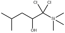 1,1-Dichloro-4-methyl-1-trimethylsilyl-2-pentanol Structure