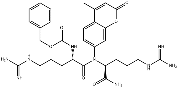 N-ALPHA-CBZ-ARG-ARG 7-AMIDO-4-METHYLCOUMARIN HYDROCHLORIDE Structure