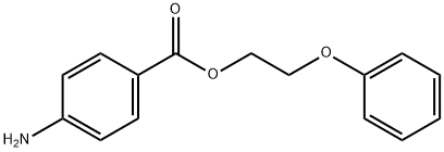 4-Aminobenzoicacid2-phenoxyethylester Structure