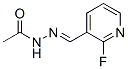 아세트산,[(2-플루오로-3-피리디닐)메틸렌]히드라지드(9CI) 구조식 이미지