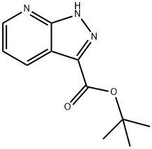 1H-Pyrazolo[3,4-b]pyridine-3-carboxylicacid,1,1-diMethylethylester Structure