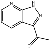 Ethanone, 1-(1H-pyrazolo[3,4-b]pyridin-3-yl)- Structure