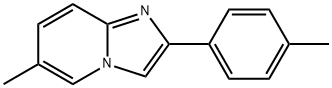 6-Methyl-2-(4-methylphenyl)imidazo[1,2-a]pyridine 구조식 이미지