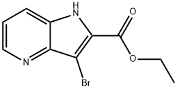 3-broMo-1H-pyrrolo[3,2-b]pyridine-2-carboxylic 
acid Structure