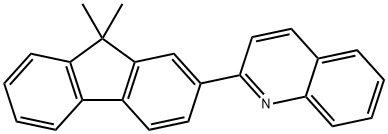 QUINOLINE, 2-(9,9-DIMETHYL-9H-FLUOREN-2-YL)- Structure