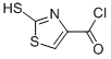 4-Thiazolecarbonyl chloride, 2-mercapto- (7CI) Structure