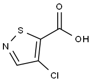 4-CHLORO-5-ISOTHIAZOLE CARBOXYLIC ACID Structure