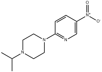 1-isopropyl-4-(5-nitro-pyridin-2-yl)-piperazine 구조식 이미지