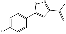 3-아세틸-5(4-플루오로페닐)-이속사졸 구조식 이미지
