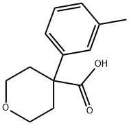 4-M-TOLYL-TETRAHYDRO-PYRAN-4-CARBOXYLIC ACID Structure