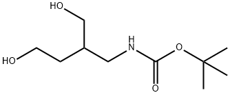 N-BOC-2-AMINOMETHYL-BUTANE-1,4-DIOL
 Structure