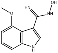 N-HYDROXY-4-METHOXY-1H-INDOLE-3-CARBOXAMIDINE 구조식 이미지