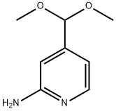 4-디메톡시메틸-피리딘-2-일아민 구조식 이미지