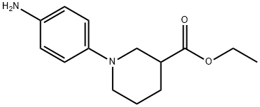 1-(4-AMINO-PHENYL)-PIPERIDINE-3-CARBOXYLIC ACID ETHYL ESTER Structure