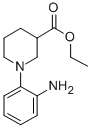 1-(2-AMINO-PHENYL)-PIPERIDINE-3-CARBOXYLIC ACID ETHYL ESTER Structure