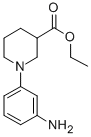 1-(3-아미노-페닐)-PIPERIDINE-3-CARBOXYLICACIDETHYLESTER 구조식 이미지
